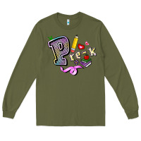 Army Green Pre -K Long Sleeve Tee - RanaPortraitStore