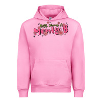 Fuchsia Pink having a menty b, cute and trendy Urban Hoodie - MaliasSmallBusiness