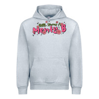 Heather Grey having a menty b, cute and trendy Urban Hoodie - MaliasSmallBusiness