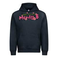 Navy having a menty b, cute and trendy Urban Hoodie - MaliasSmallBusiness