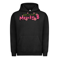 Pigment Black having a menty b, cute and trendy Urban Hoodie - MaliasSmallBusiness