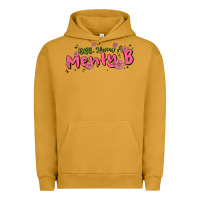 Pigment Peanut Butter having a menty b, cute and trendy Urban Hoodie - MaliasSmallBusiness