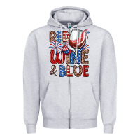 Heather Grey red wine and blue Zipper Hoodie - Zillion Design Studio