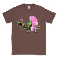 Chestnut Balerina T-Rex Dinosaur With Tutu Classic Tee - RanaPortraitStore