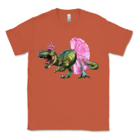 Copper Balerina T-Rex Dinosaur With Tutu Classic Tee - RanaPortraitStore