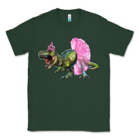 Sports Green Balerina T-Rex Dinosaur With Tutu Classic Tee - RanaPortraitStore