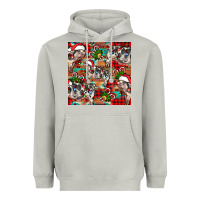 Moon Dust christmas pig  aztec Heavyweight Hoodie - FaDigitalArtStudio