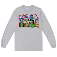 Moon Dust merry christmas stitch Long Sleeve Tee - AdoDesignShop
