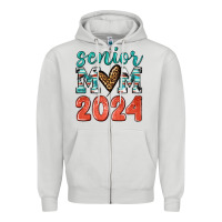Dove Grey senior mom 2024 tbw Zipper Hoodie - texasbilliewilder