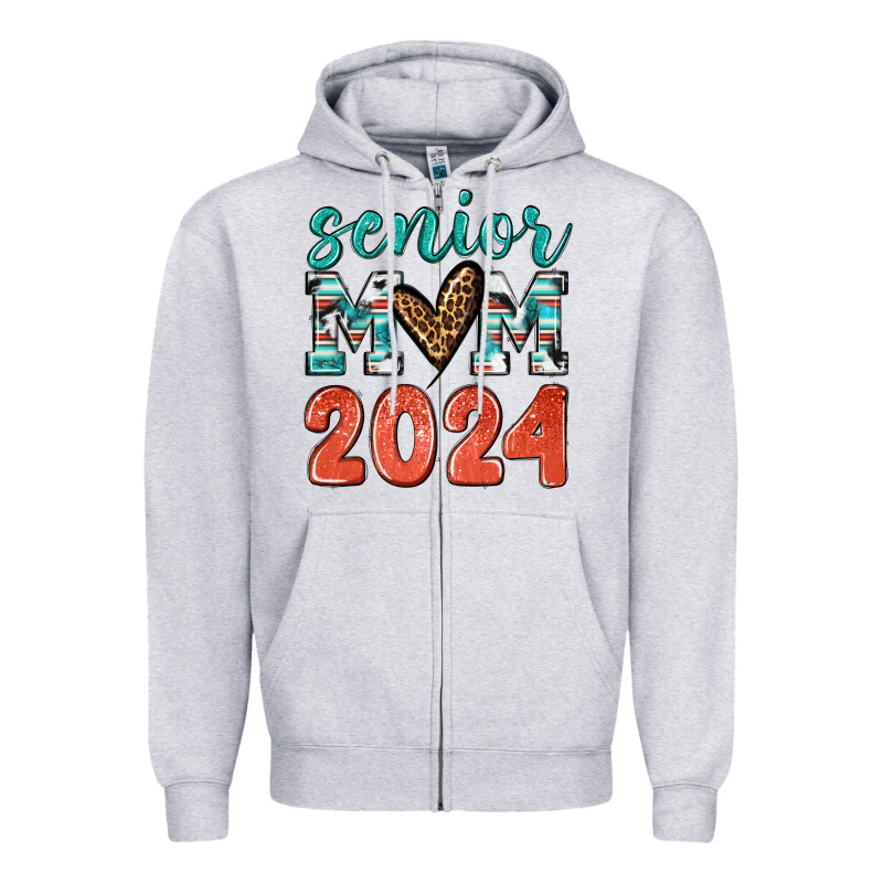 Senior Mom 2024 Tbw Zipper Hoodie by texasbilliewilder | Teevron