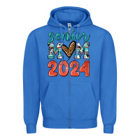 True Royal senior mom 2024 tbw Zipper Hoodie - texasbilliewilder