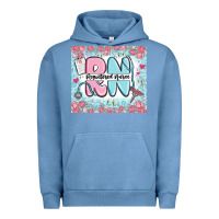 Pigment Pebble Blue registered nurse rn Urban Hoodie - MaliasSmallBusiness