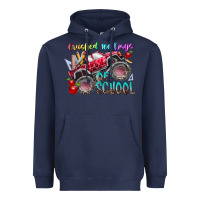 Navy crushed 100 days of school Heavyweight Hoodie - RacoonDesign