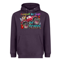 Plum crushed 100 days of school Heavyweight Hoodie - RacoonDesign