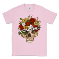 Bubblegum Pink Be Afraid&Do It Anyway Classic Tee - RanaPortraitStore