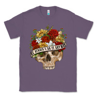 Lavender Be Afraid&Do It Anyway Classic Tee - RanaPortraitStore