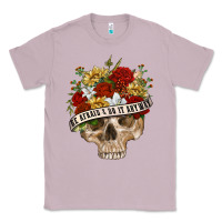 Lilac Be Afraid&Do It Anyway Classic Tee - RanaPortraitStore