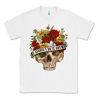 White Be Afraid&Do It Anyway Classic Tee - RanaPortraitStore