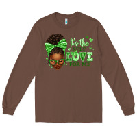 Chestnut sorority colors green its the self love for me afr Long Sleeve Tee - texasbilliewilder