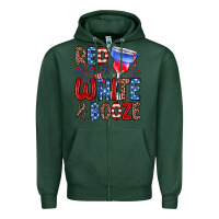 Sports Green red white and booze Zipper Hoodie - Zillion Design Studio