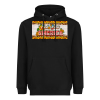 Black god bless america sunflower license plate Heavyweight Hoodie - HRA Design Shop