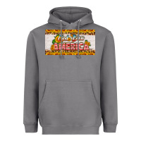 Storm god bless america sunflower license plate Heavyweight Hoodie - HRA Design Shop