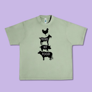 Friend Not Food Urban Heavy Tee Designed By Bettercallsaul