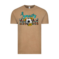 Vintage Coffee western leopard cowhide sunflowers  glitter mom soccer Vintage Tee - Artiststas