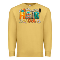 Antique Gold hair tech Premium Sweatshirt - AdoDesignShop