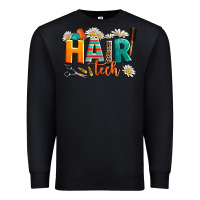 Black hair tech Premium Sweatshirt - AdoDesignShop