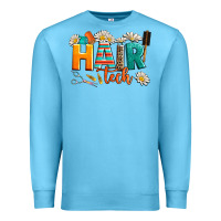 Ocean Blue hair tech Premium Sweatshirt - AdoDesignShop