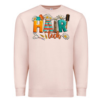 Pale Pink hair tech Premium Sweatshirt - AdoDesignShop