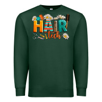 Sports Green hair tech Premium Sweatshirt - AdoDesignShop