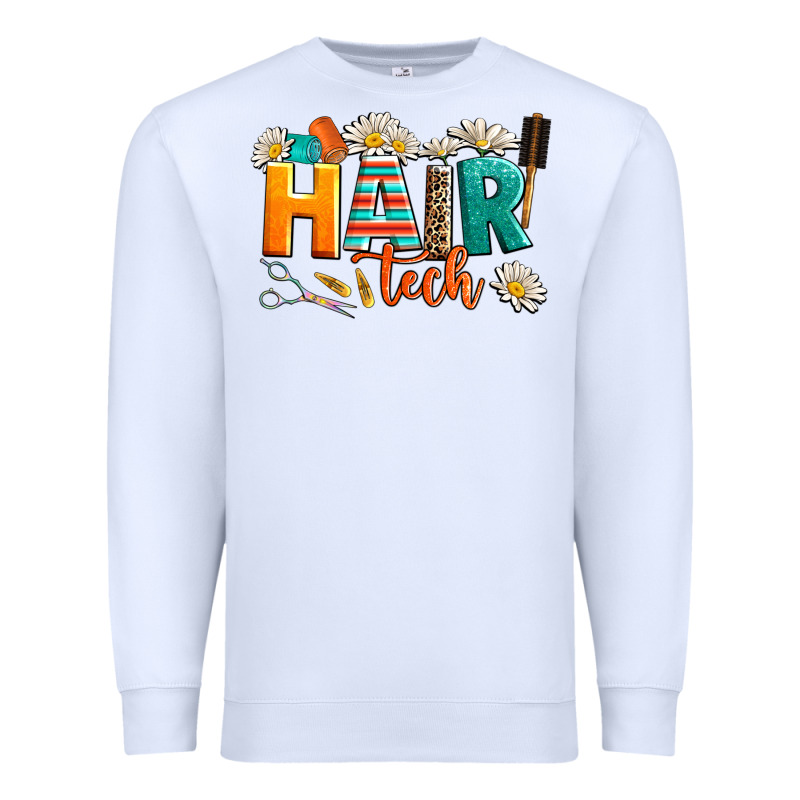 Hair Tech Premium Sweatshirt by AdoDesignShop | Teevron