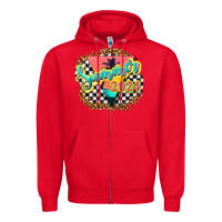 Red summer 2024 Zipper Hoodie - texasbilliewilder