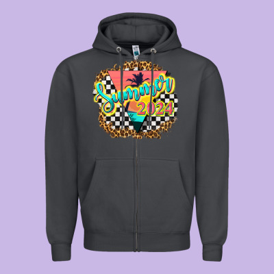 Summer 2024 Zipper Hoodie Designed By Texasbilliewilder