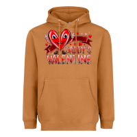 Meerkat daddy is valentine Heavyweight Hoodie - RacoonDesign