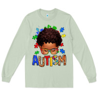 Matcha autism afro kid Long Sleeve Tee - texasbilliewilder