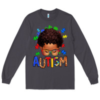 Smoke autism afro kid Long Sleeve Tee - texasbilliewilder