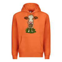 Carrot simmental heifer Premium Hoodie - LillyAllenDesigns
