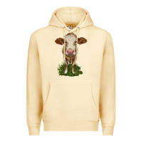 Pina Colada simmental heifer Premium Hoodie - LillyAllenDesigns