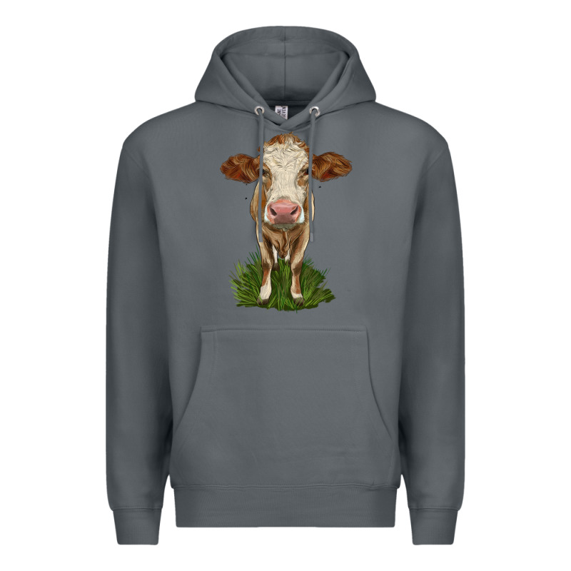 Simmental Heifer Premium Hoodie by LillyAllenDesigns | Teevron