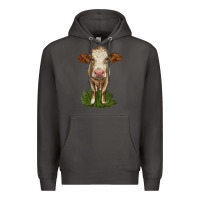 Smoke simmental heifer Premium Hoodie - LillyAllenDesigns