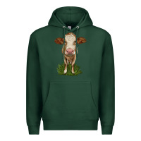 Sports Green simmental heifer Premium Hoodie - LillyAllenDesigns