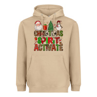 Mushroom christmas spirit activate Heavyweight Hoodie - FaDigitalArtStudio