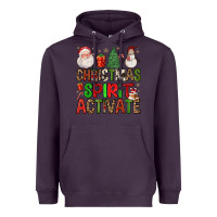 Plum christmas spirit activate Heavyweight Hoodie - FaDigitalArtStudio