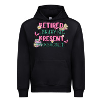 Black retired library kid present bookish girlie Urban Hoodie - MaliasSmallBusiness