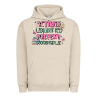 Pigment French Oak retired library kid present bookish girlie Urban Hoodie - MaliasSmallBusiness