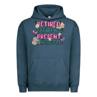 Pigment Midnight Navy retired library kid present bookish girlie Urban Hoodie - MaliasSmallBusiness