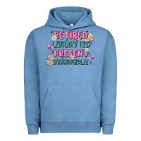 Pigment Pebble Blue retired library kid present bookish girlie Urban Hoodie - MaliasSmallBusiness